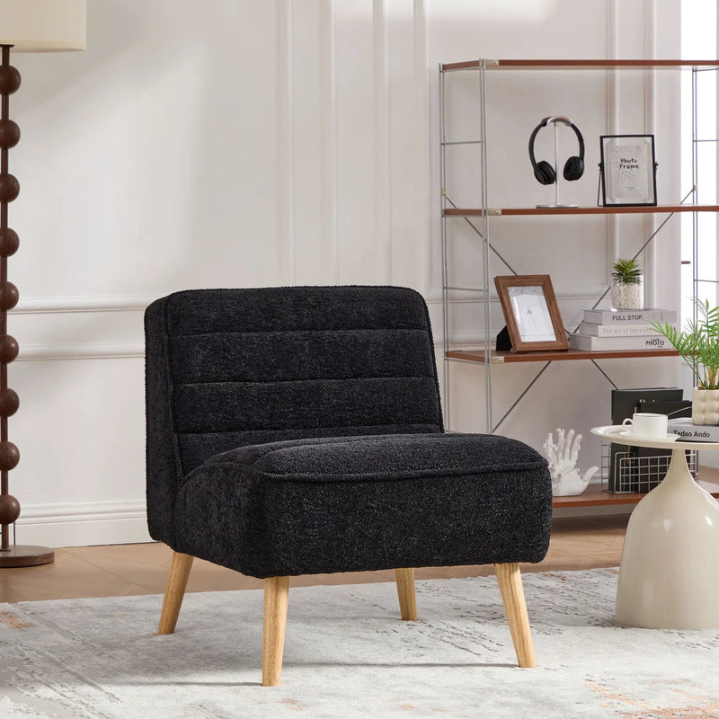 Upholstered Armless Accent Chair by Unique Piece Furniture