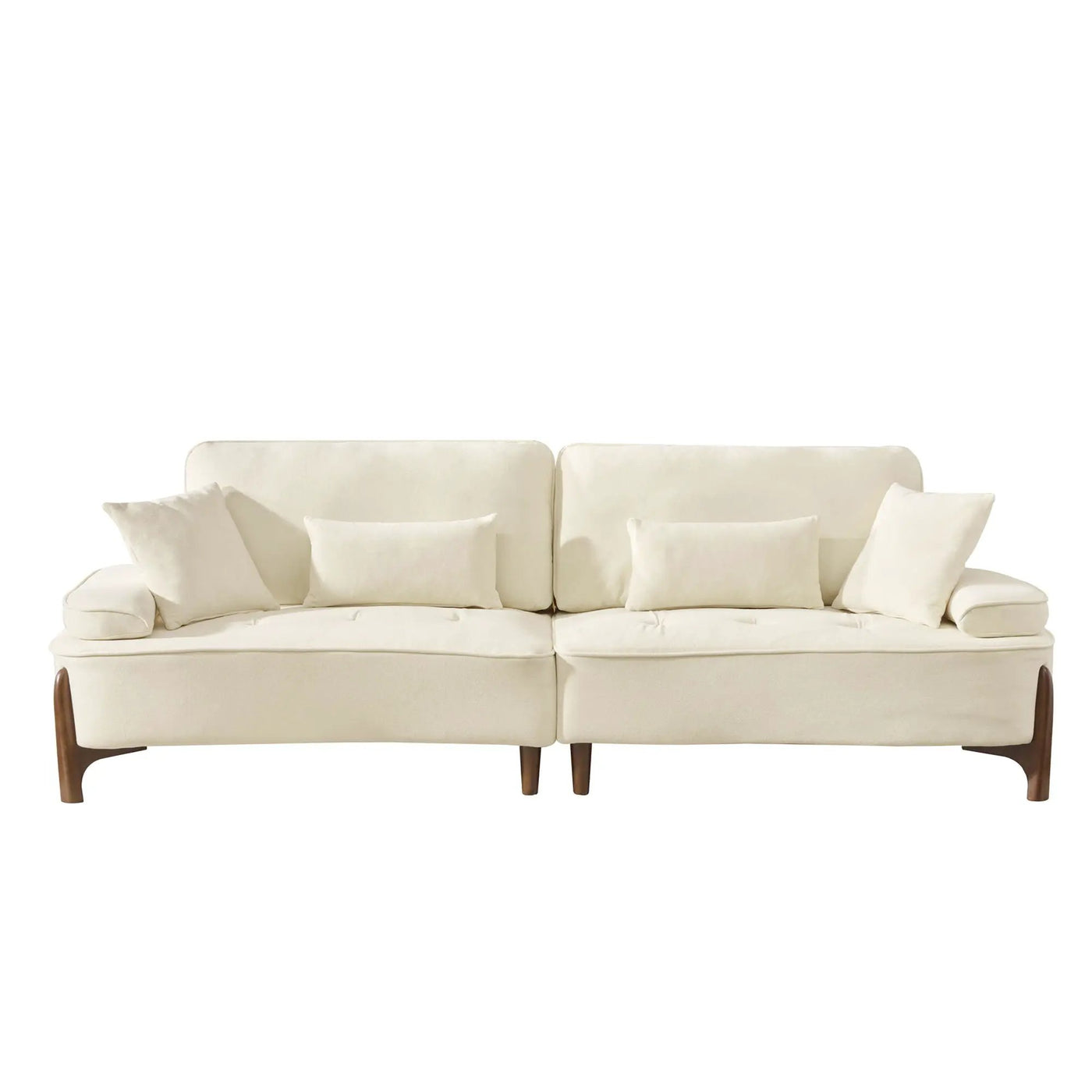 Comfortable Deep Seated Sofa With Pillows by Unique Piece Furniture