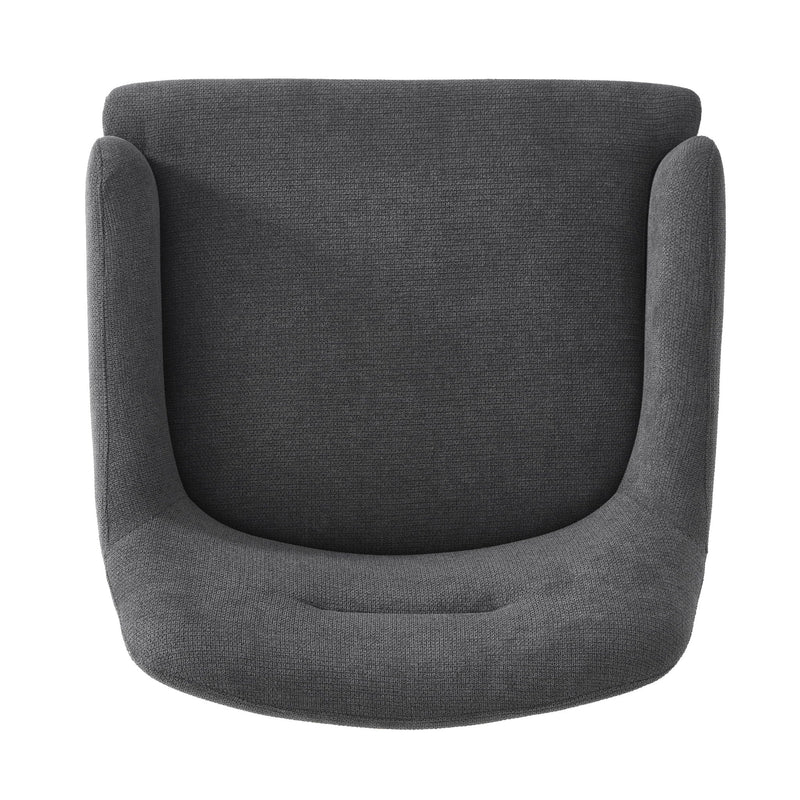 Modern Elegance Accent Chair With Curved Backrest by HouseOfZazla