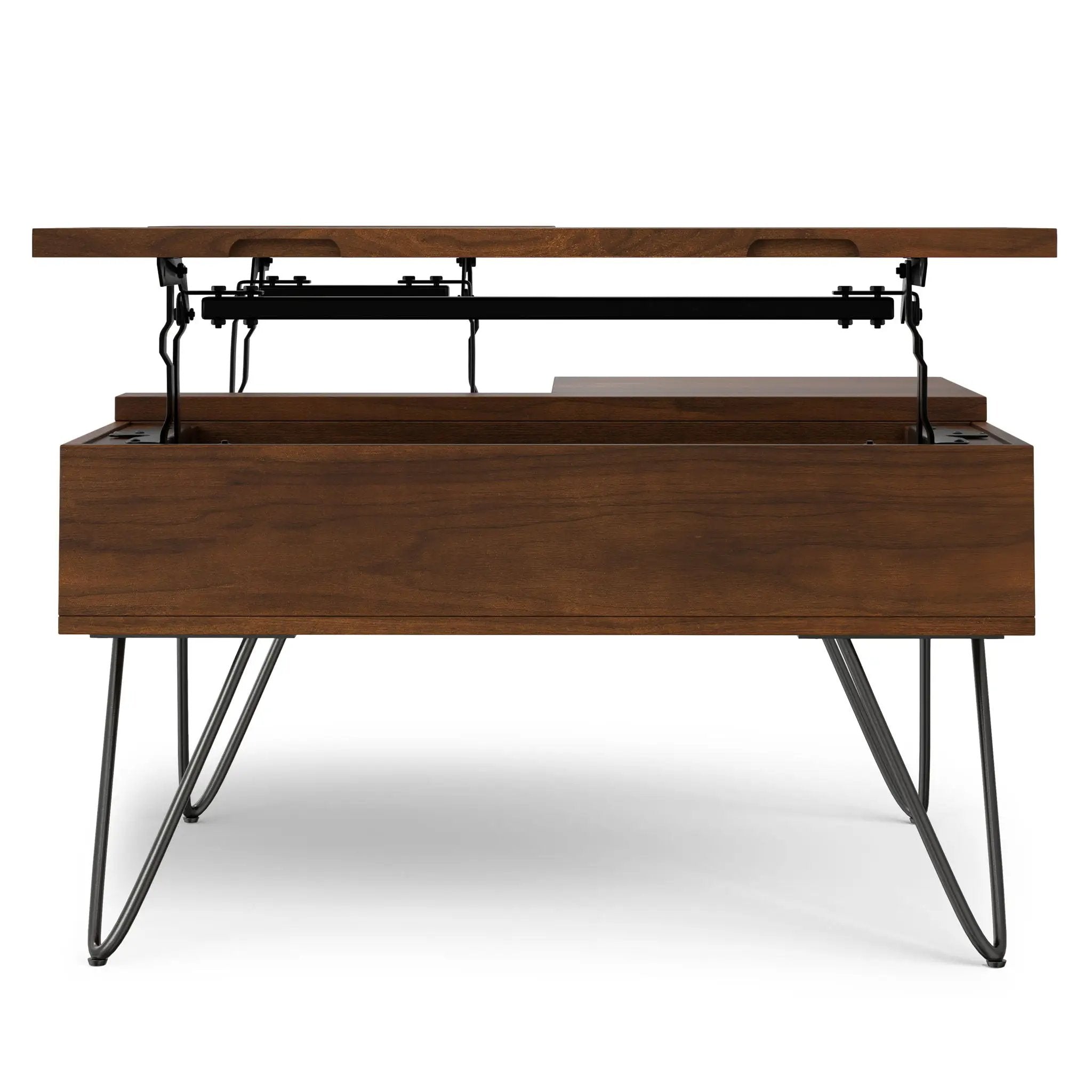Hunter - Square Lift Top Coffee Table - Walnut by HouseOfZazla