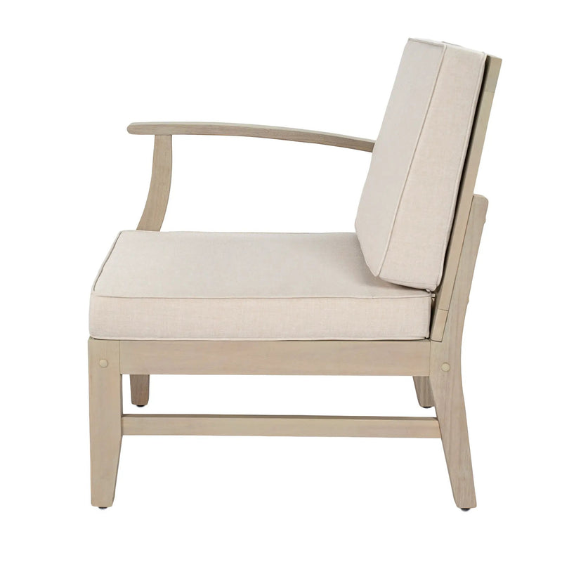Perla 5-Pcs Sofa Set - Acacia Wood Patio Seating by HouseOfZazla
