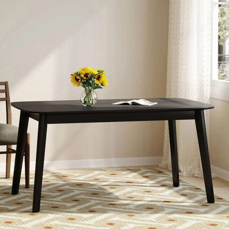 Retro Dining Table With Faux Wood Top by HouseOfZazla