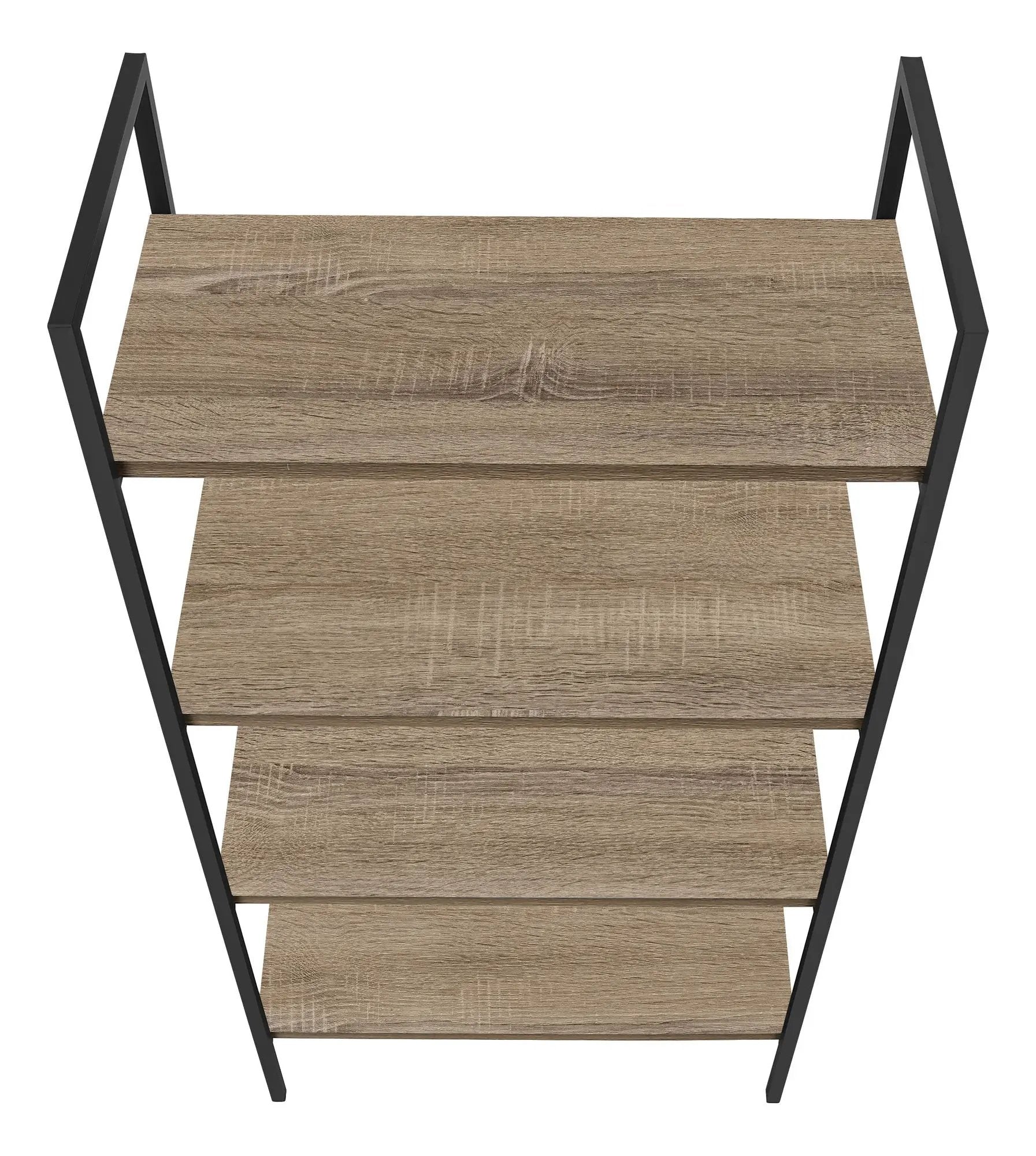 Bookshelf, Bookcase, 4 Tier, Office, Bedroom, Contemporary, Modern by Unique Piece Furniture