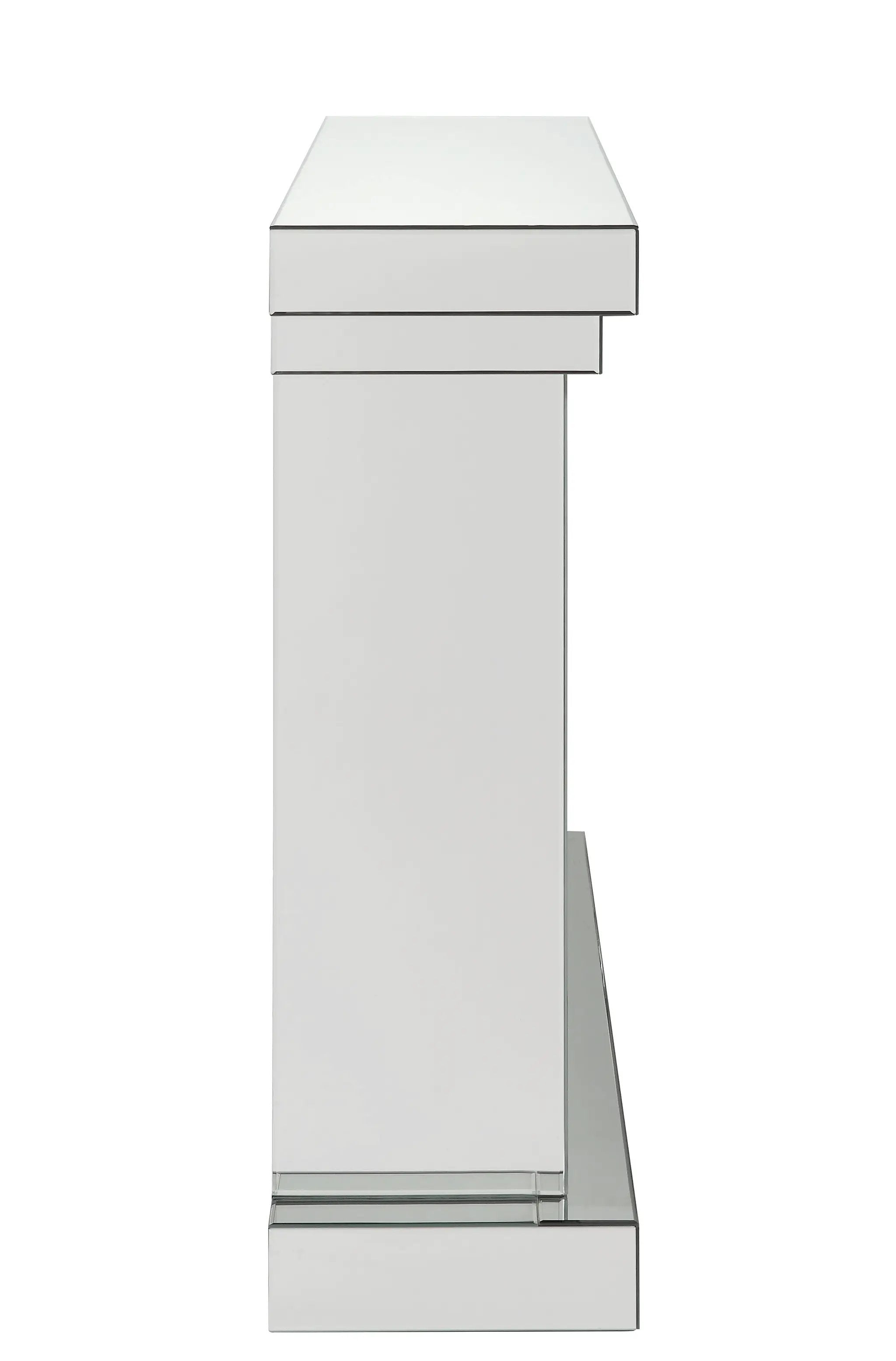 Nysa Mirrored & Faux Crystals Fireplace by HouseOfZazla