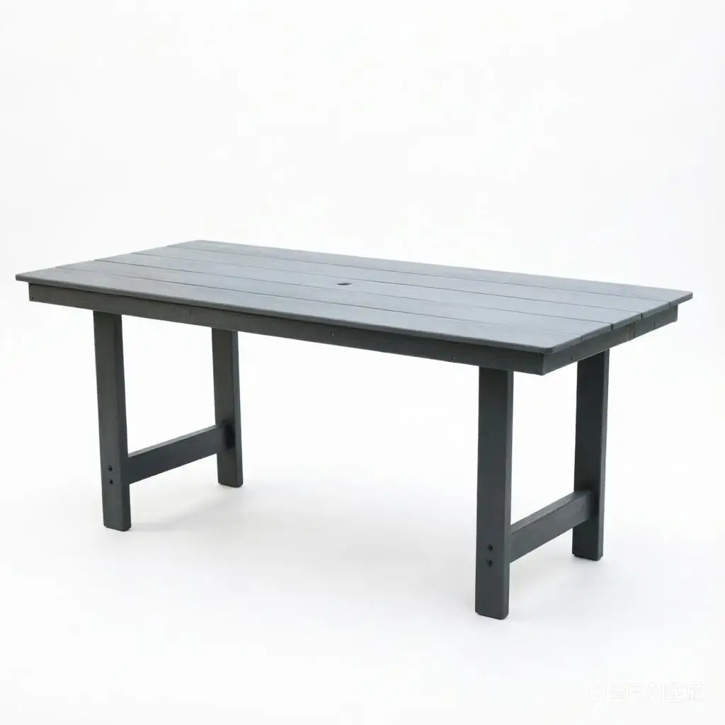 HDPE Outdoor Patio Dining Set with Table and Four Chairs by HouseOfZazla