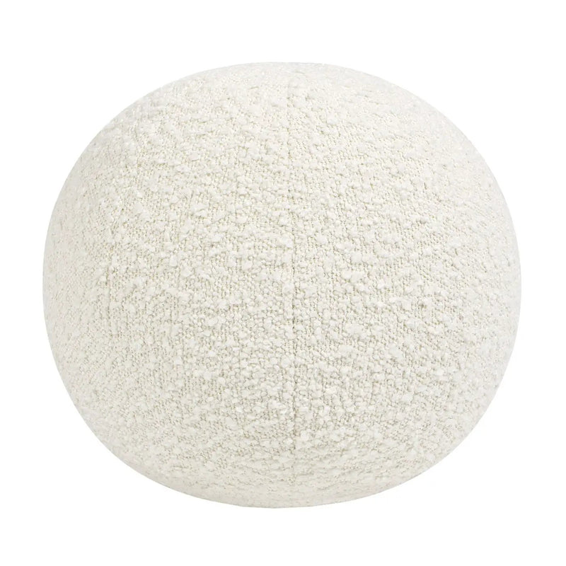 Luna - Round Sphere Accent Ball Throw Pillow by HouseOfZazla