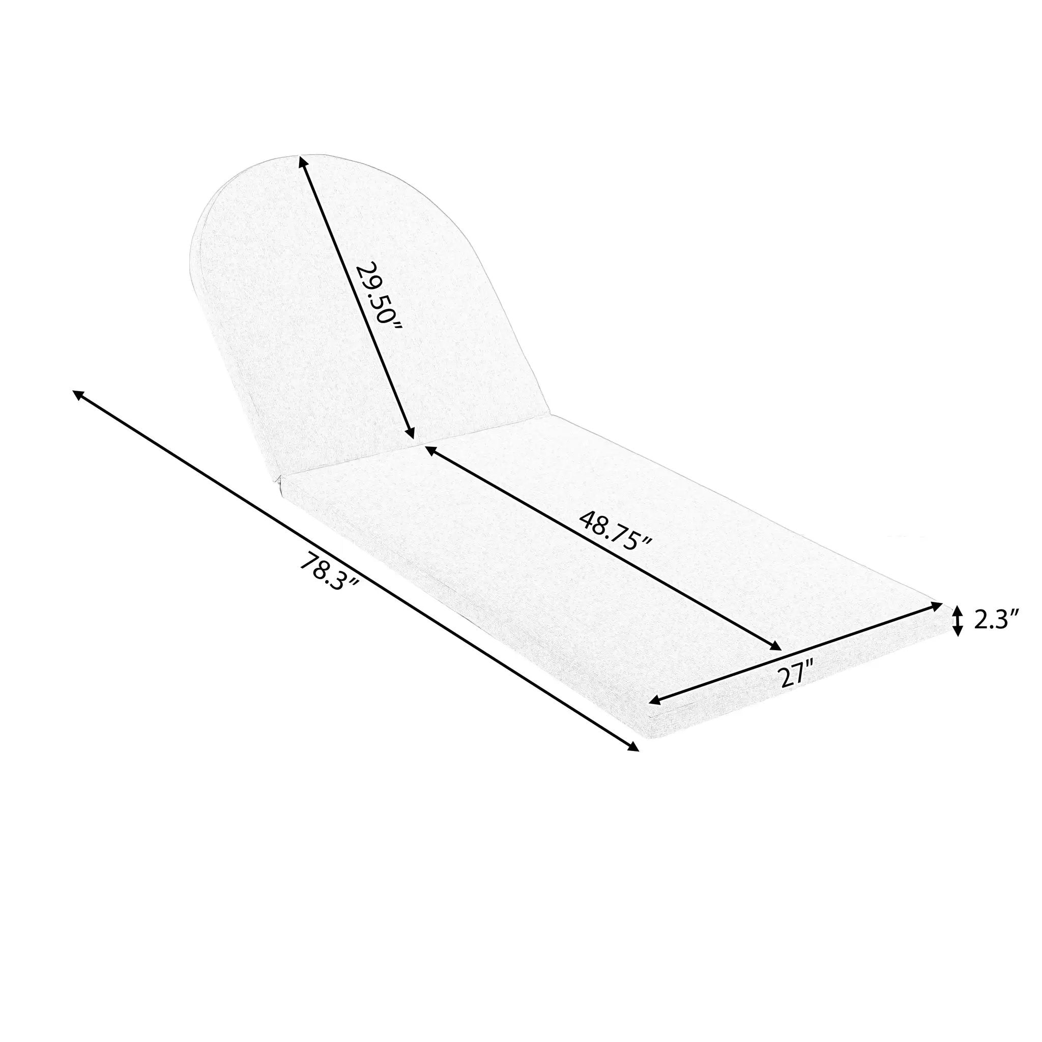 Outdoor Rope Chaise Lounge Set with Adjustable Backrest and Teak Look Side Table by HouseOfZazla