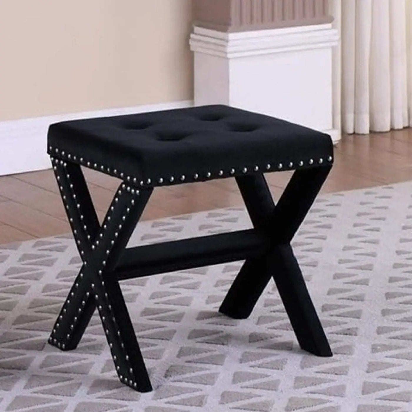 Upholstered Accent Bench With Nailhead Trim by Unique Piece Furniture