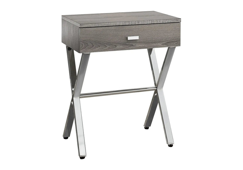 Accent Side X Table, Storage Drawer, Contemporary & Modern by Unique Piece Furniture