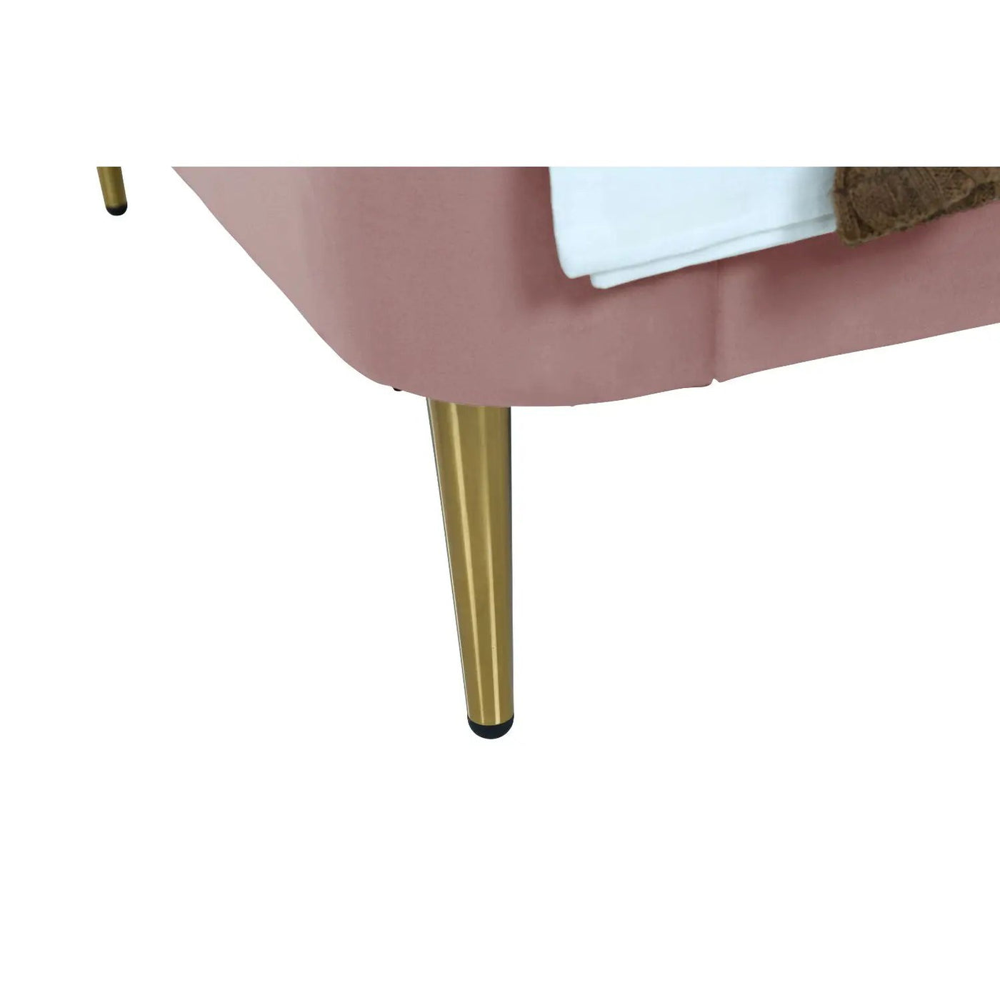 Mid-Century Modern Upholstered Bed With Curved Headboard by HouseOfZazla