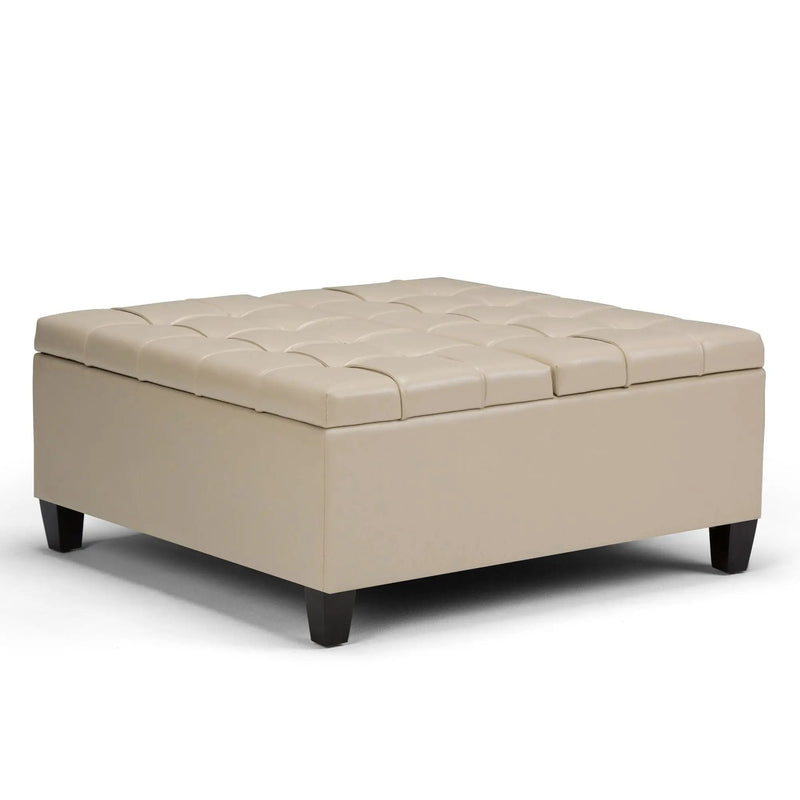 Harrison - Upholstered Coffee Table Storage Ottoman by Unique Piece Furniture