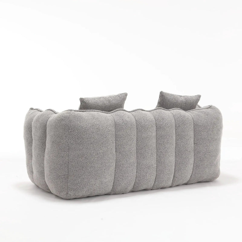 Cozy Beanbag Chair With High Resilience Foam Core For 2 by HouseOfZazla