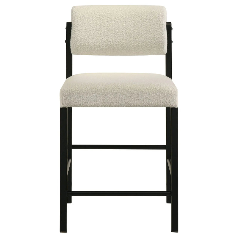 Hamlyn 5-piece Round Wood Counter Height Dining Set Cream and Black by Unique Piece Furniture