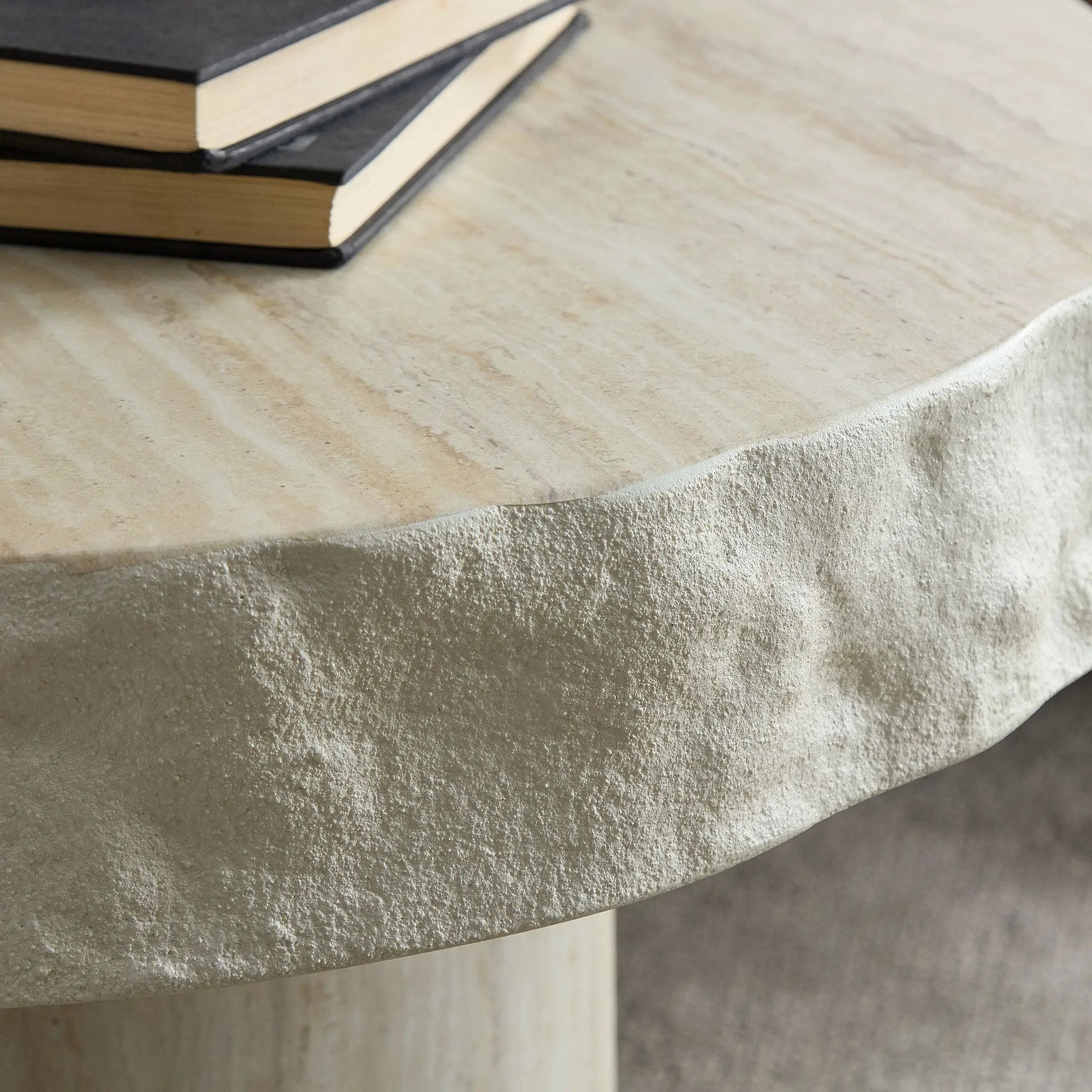 23.82 Inch Faux Mars Textural Patterns Coffee Table by HouseOfZazla