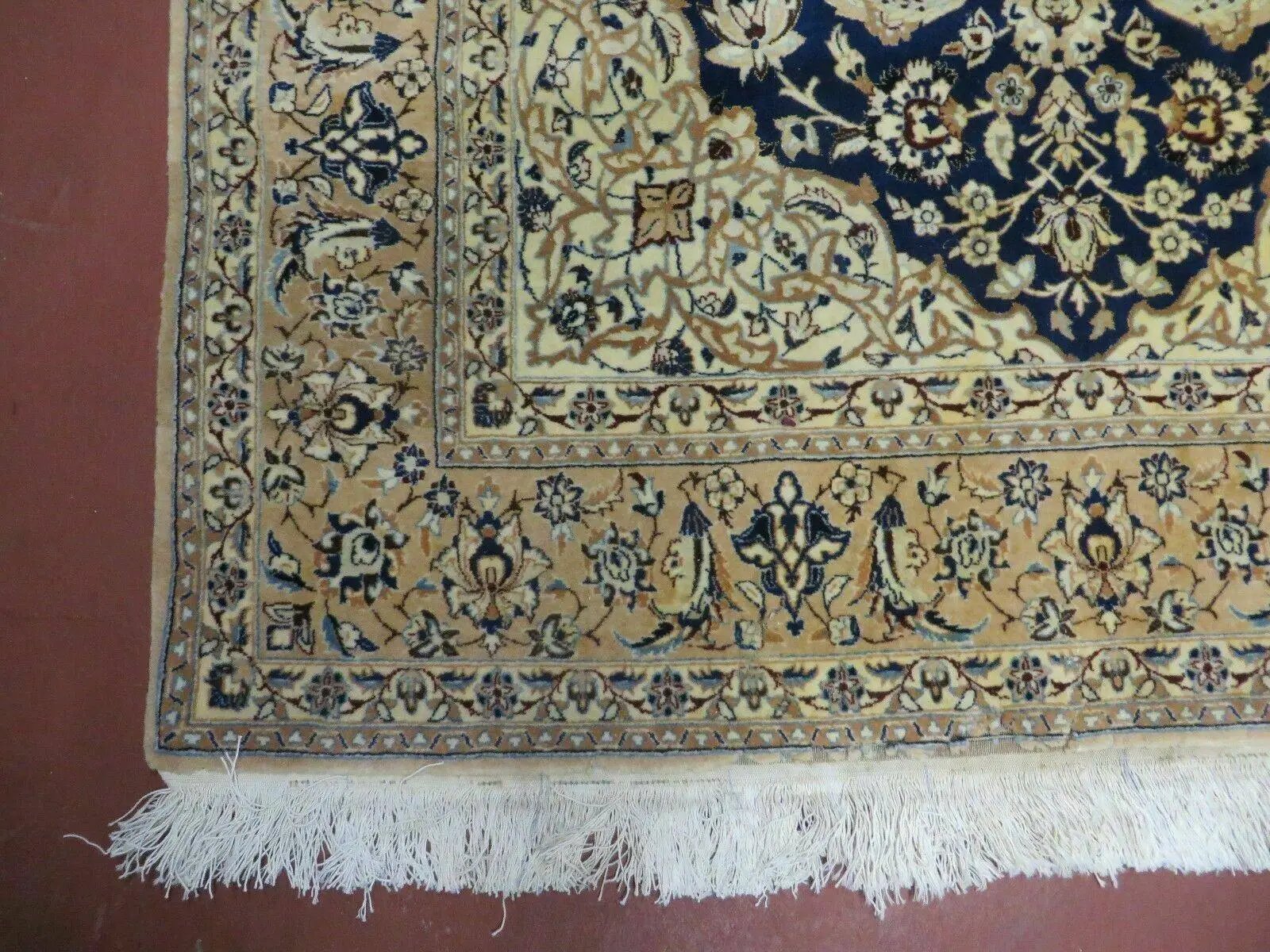 4' X 6' Handmade Ultra Fine India Floral Oriental Wool Silk Rug Hand Knotted by Jewel Rugs