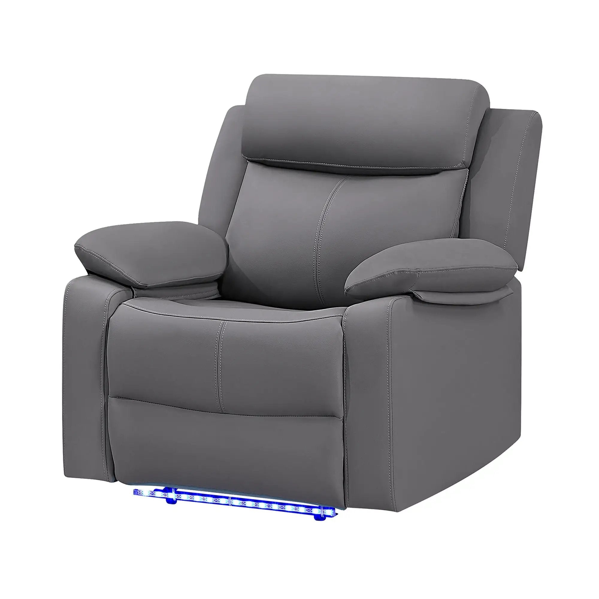 Blanche - Glider Recliner With LED, Pillow Top Arms by Unique Piece Furniture