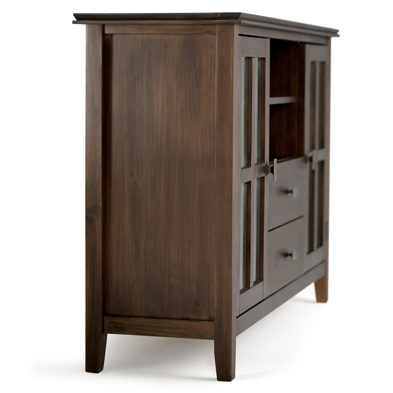 Artisan - Tall TV Media Stand - Natural Aged Brown by Unique Piece Furniture