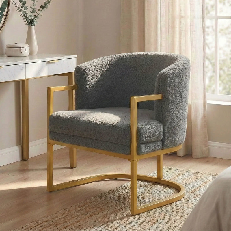Upholstered Reading Accent Armchair For Living Room by HouseOfZazla