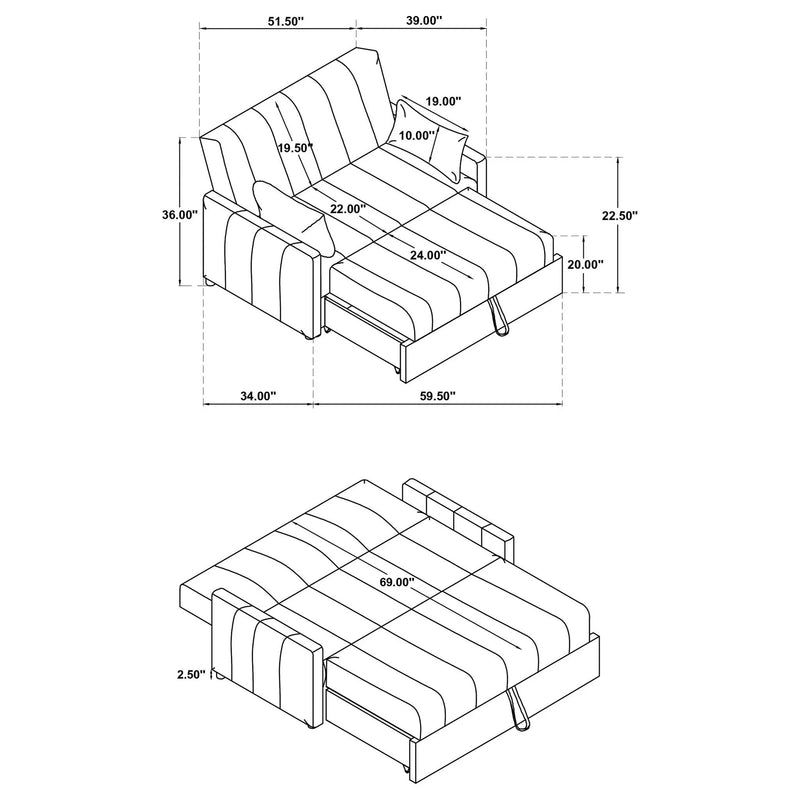 Westwind - Sleeper Sofa Bed by HouseOfZazla