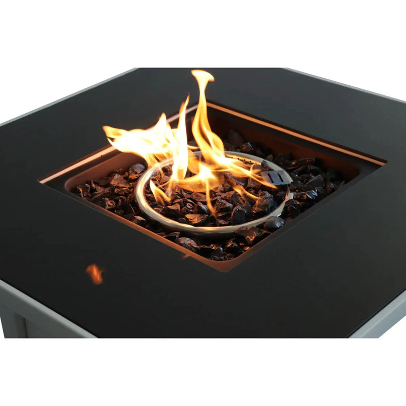 Fire Pit With Powder Coated And Top - White by Unique Piece Furniture
