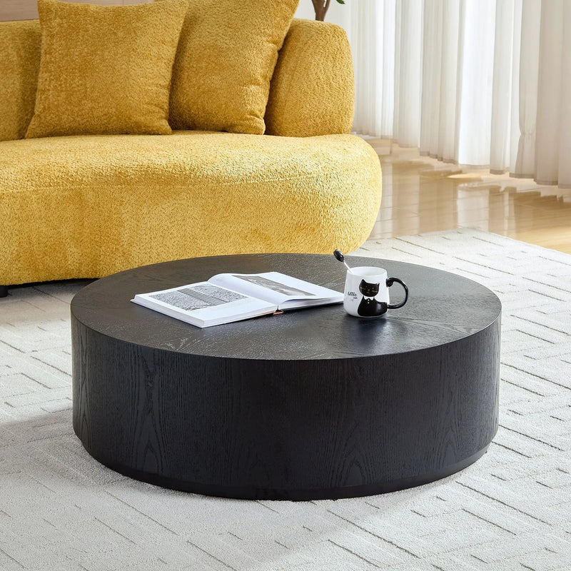 35.43 Inch Modern Round Coffee Table by HouseOfZazla