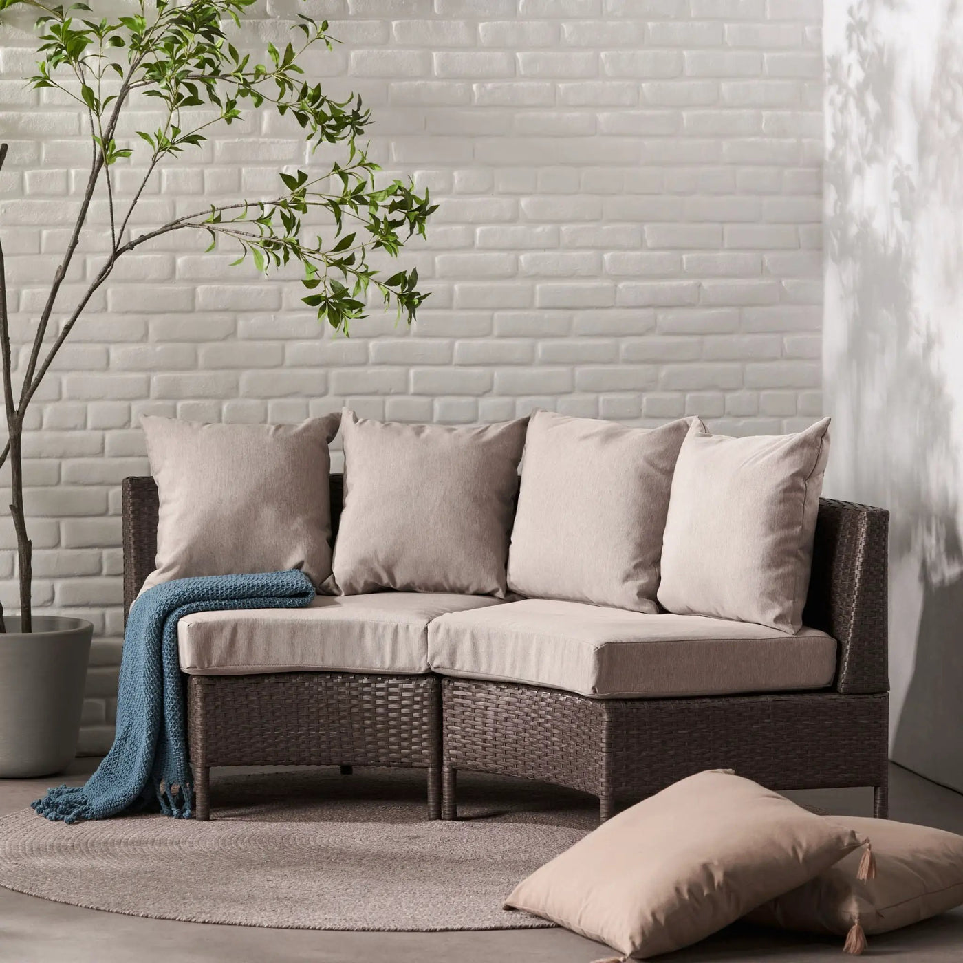 Pt Limon Modern Outdoor Single Sofa by HouseOfZazla