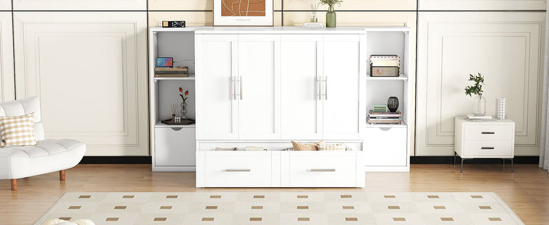 Murphy Bed With Shelves, Drawers And USB Ports by HouseOfZazla