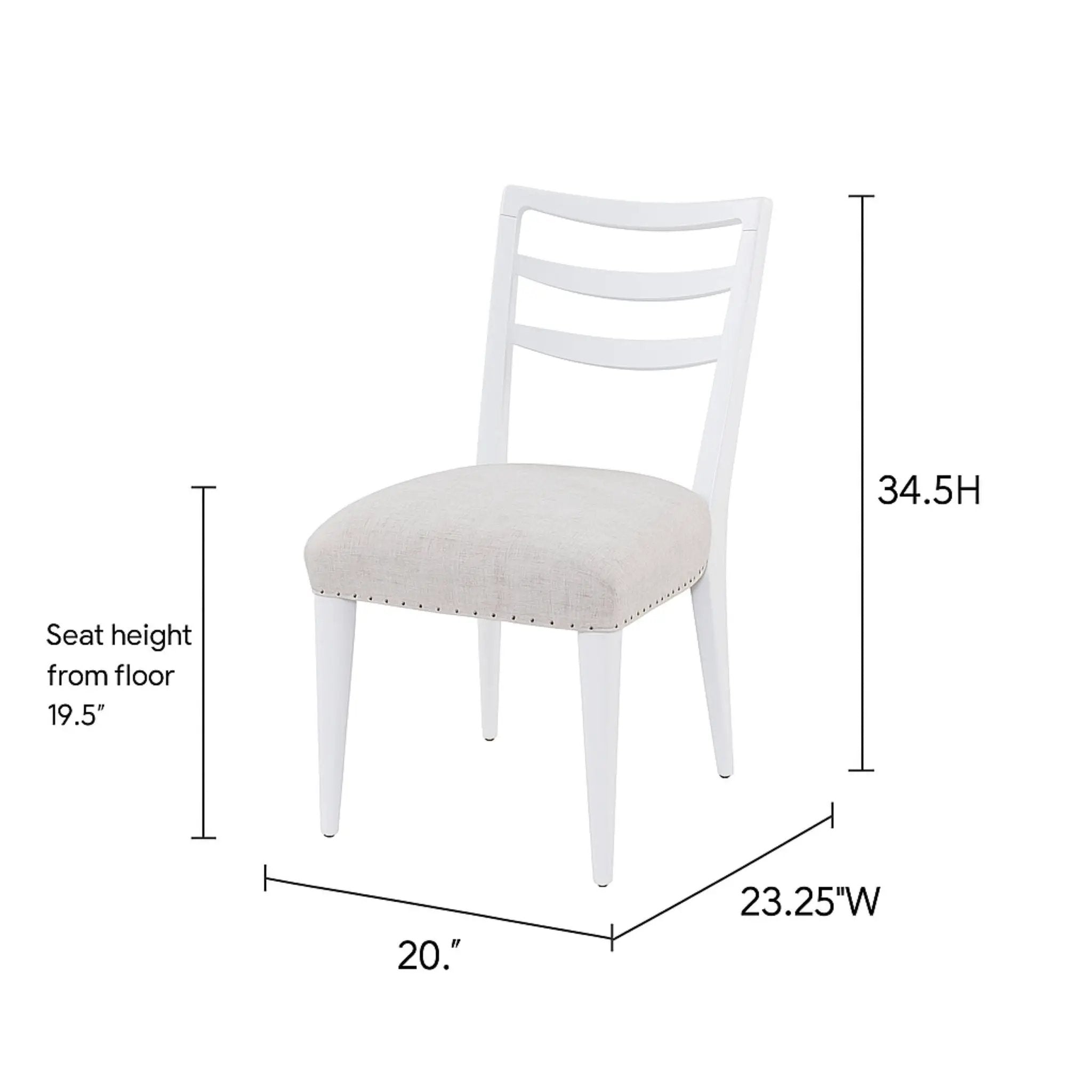 Ladderback Side Dining Chair (Set of 2) by Unique Piece Furniture