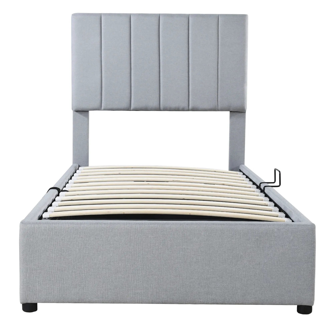 Upholstered Platform Bed With A Hydraulic Storage System by Unique Piece Furniture