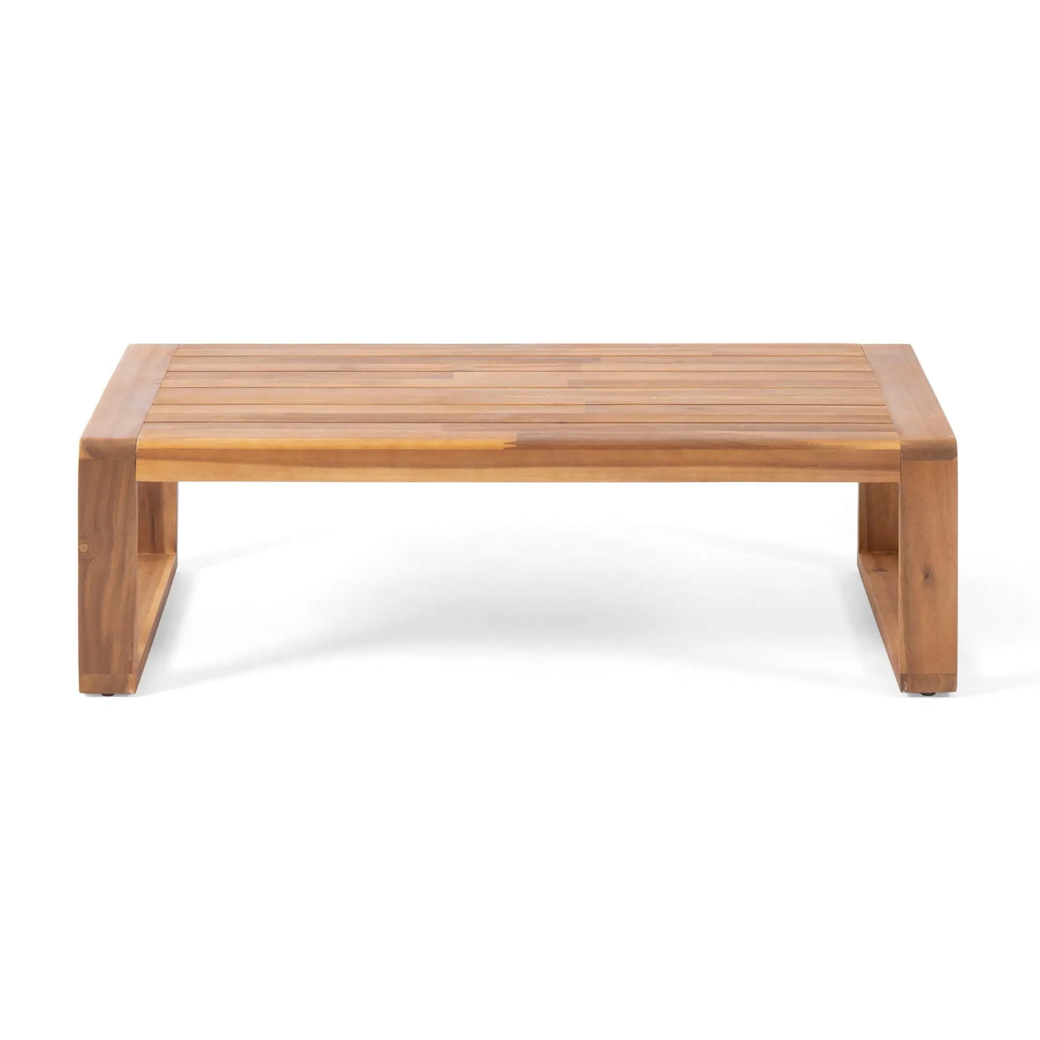 Paloma Contemporary Loveseat and Coffee Table Set with Weather Resistant Cushions by HouseOfZazla