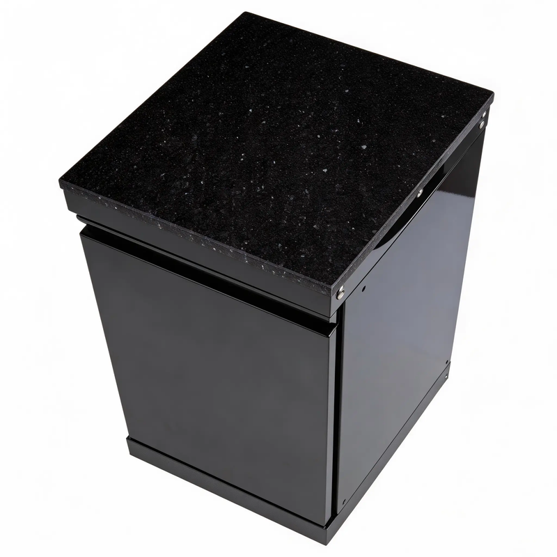 Black Single-door Storage Locker Outdoor Kitchen Islands by Chery Industrial