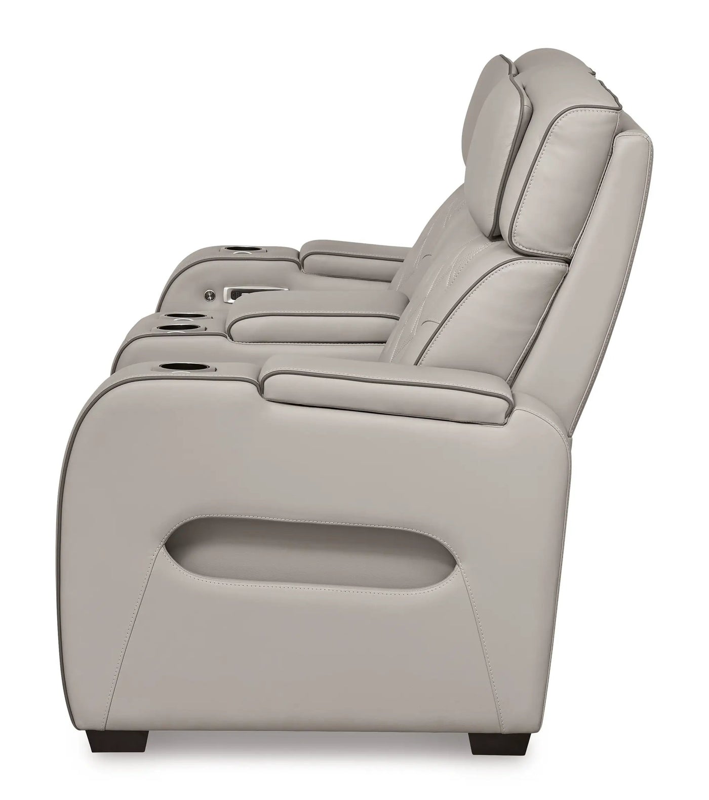 Boyington - Power Reclining Loveseat With Console/Adj Hdrst by Unique Piece Furniture