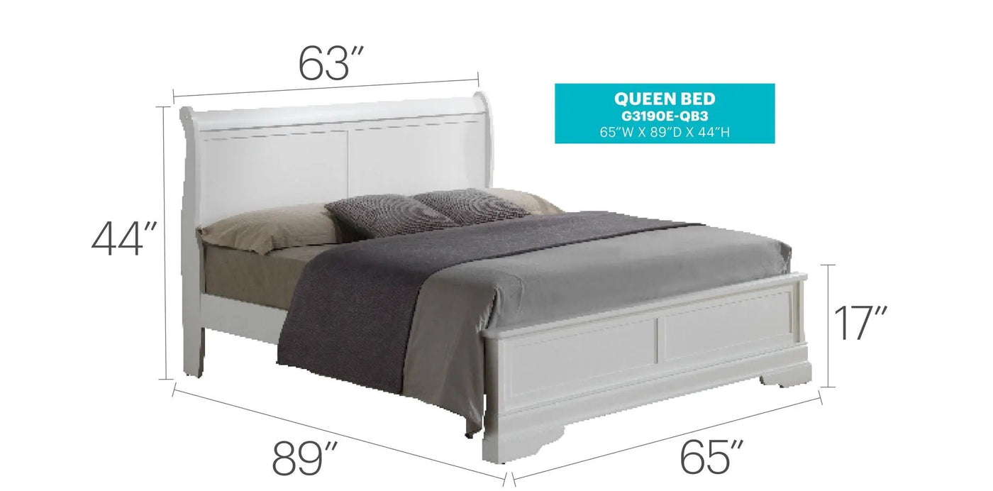 Sleigh Bed With Low Footboard by HouseOfZazla