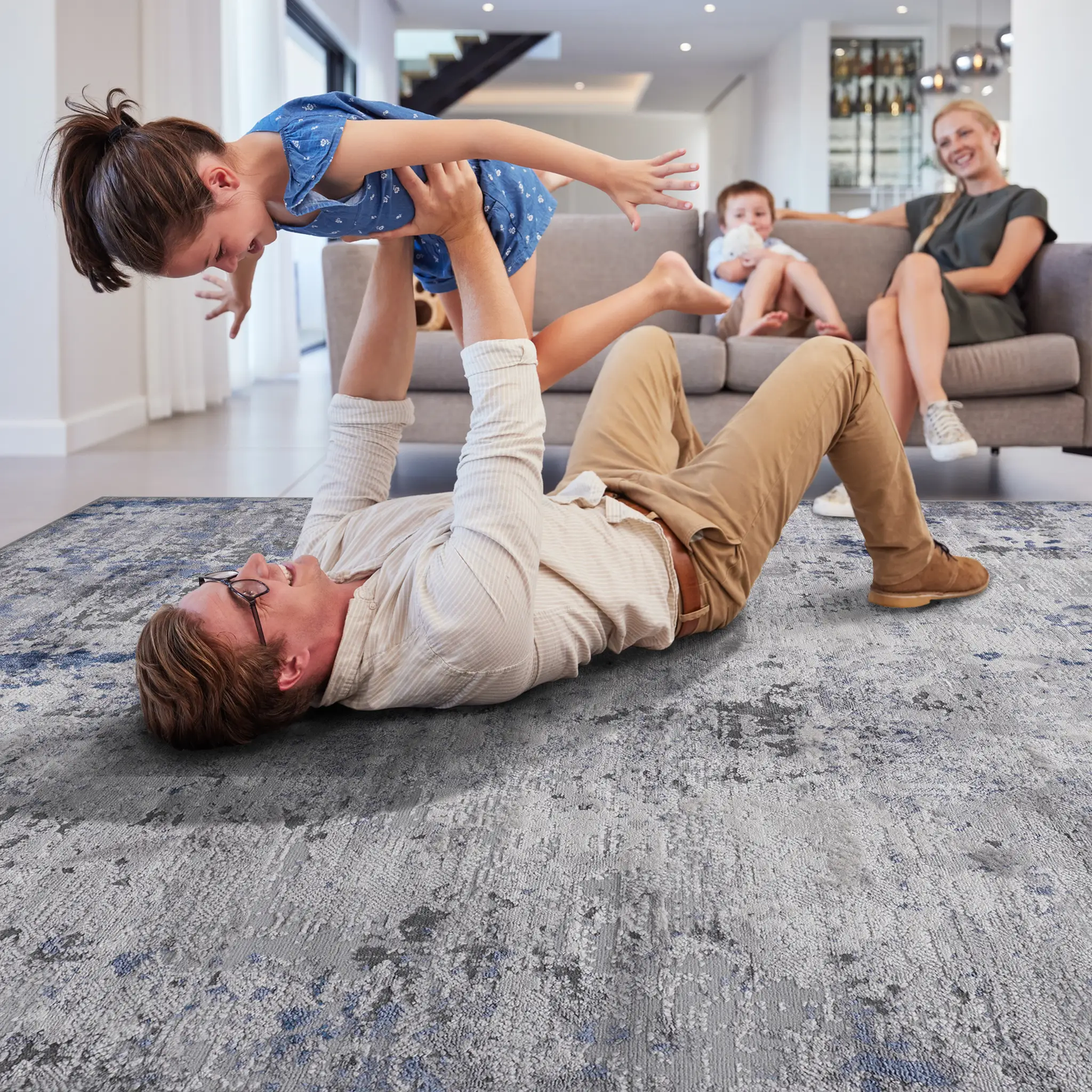 Marfi Collection 6.7X9 Rug by HouseOfZazla