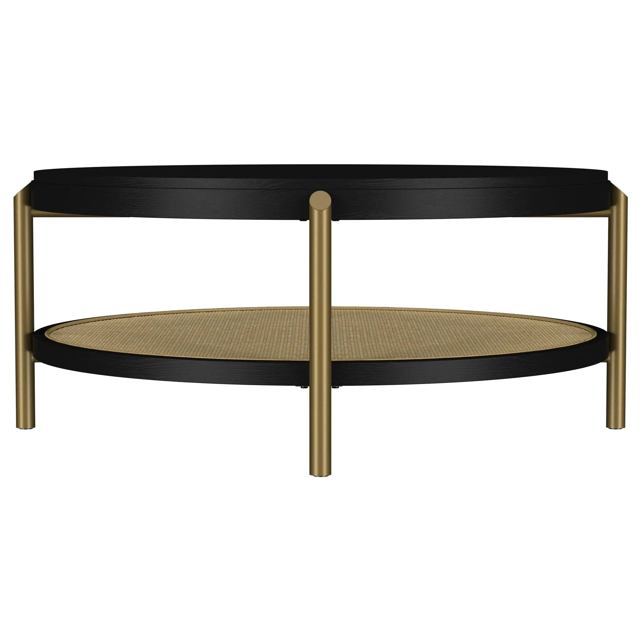 Benson - Round Table With Storage Shelf