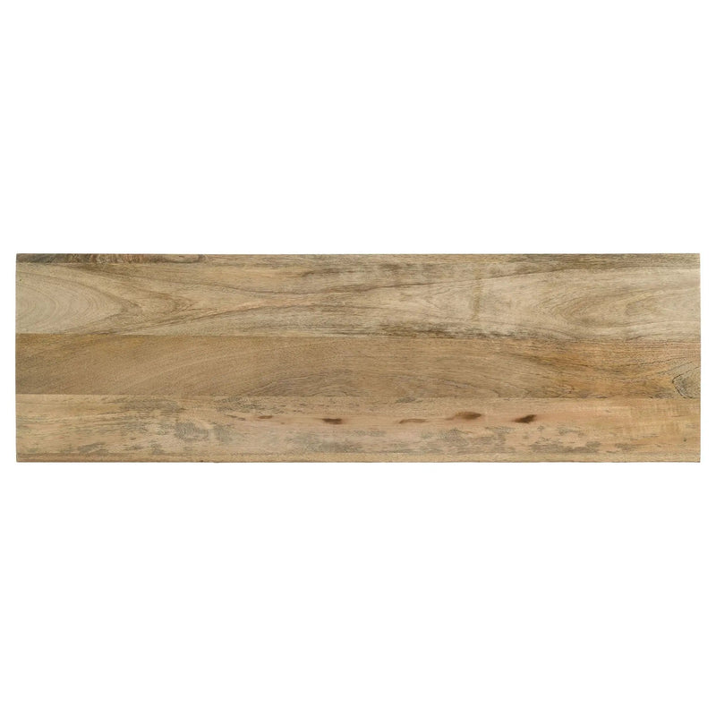Benton Rectangular Solid Wood Sofa Console Table Natural by Unique Piece Furniture