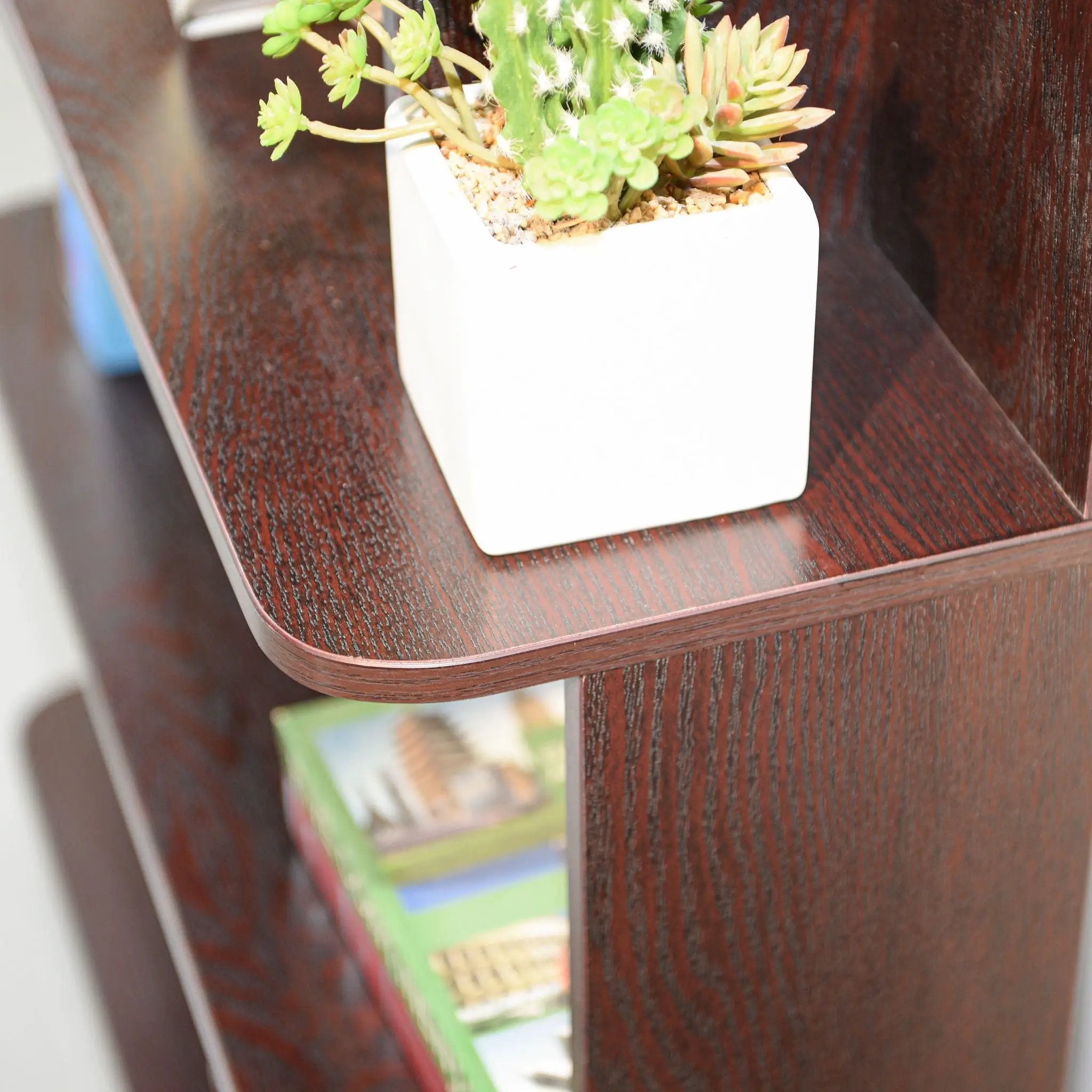 Modern 5 Tier Open Storage Bookcase by HouseOfZazla