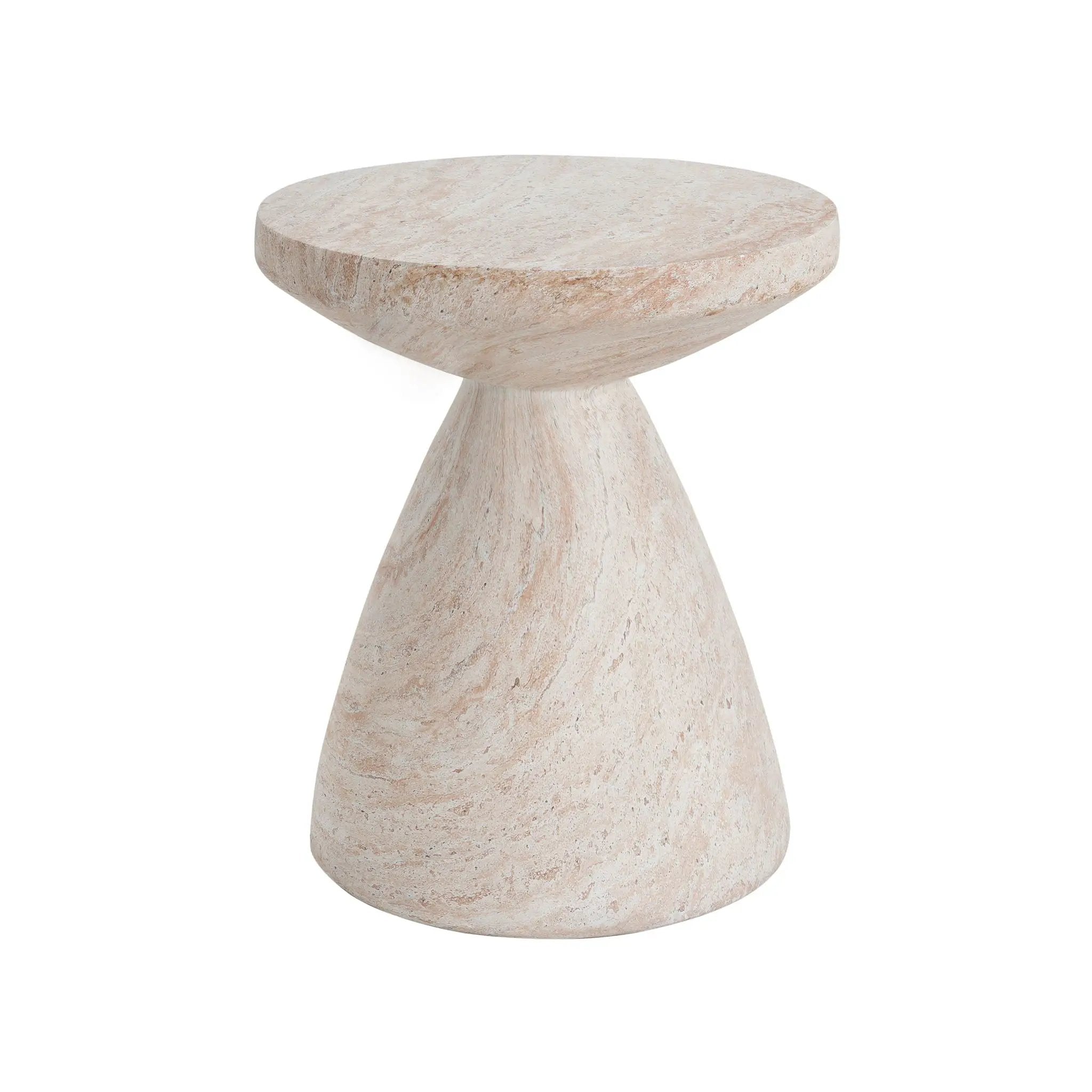 Outdoor / Indoor Lightweight Concrete Side Table by HouseOfZazla