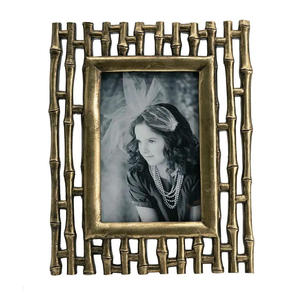 Photo Resin Frame, Opening (Set of 2) - Gold by HouseOfZazla
