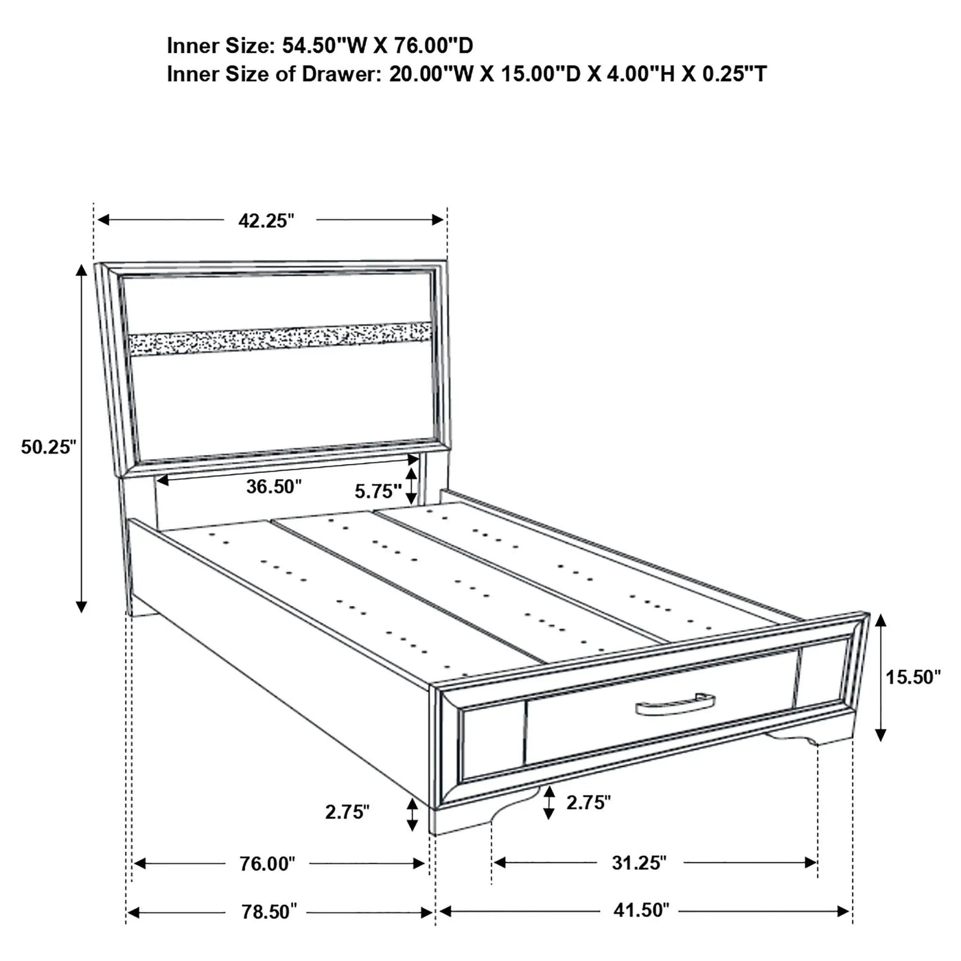 Urbana - Storage Panel Bed by HouseOfZazla