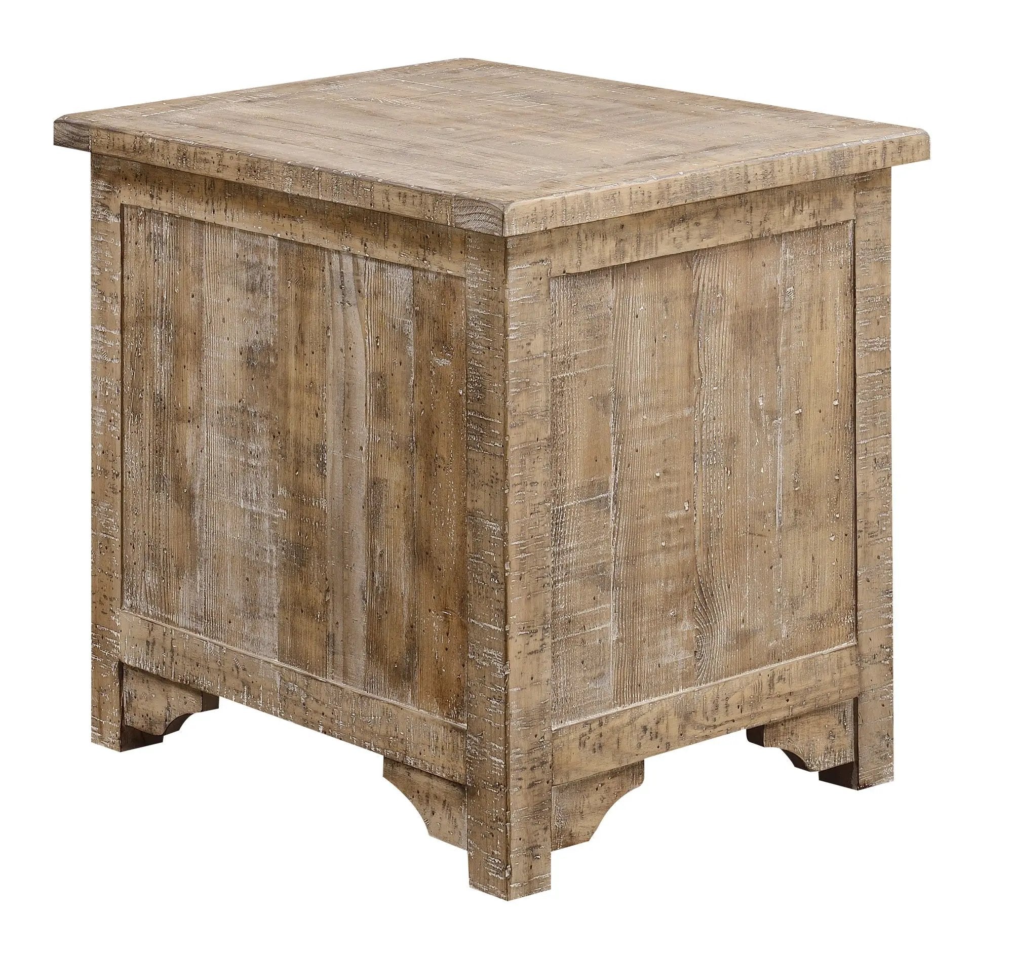 Chair Side Table - Taupe by Unique Piece Furniture