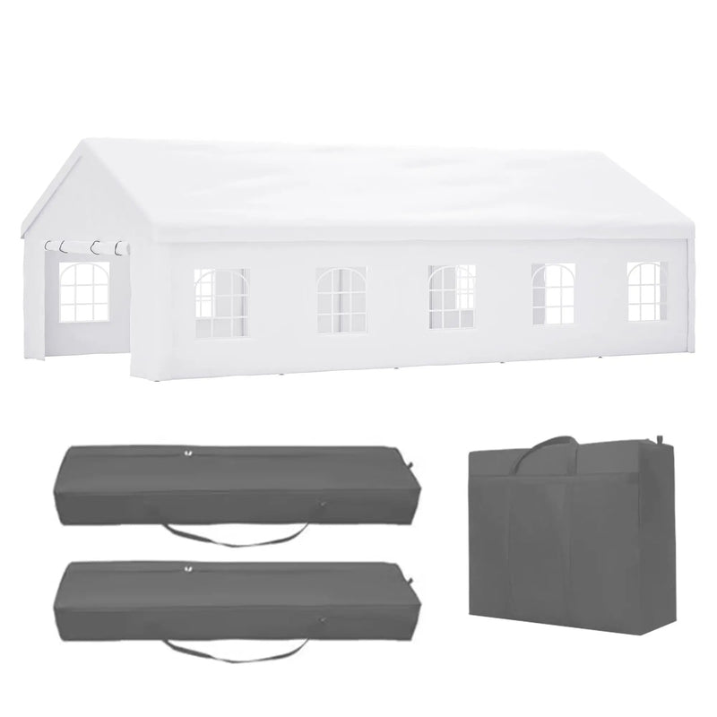 16x32 Ft Party Tent with Removable Sidewalls and Storage Bags by HouseOfZazla