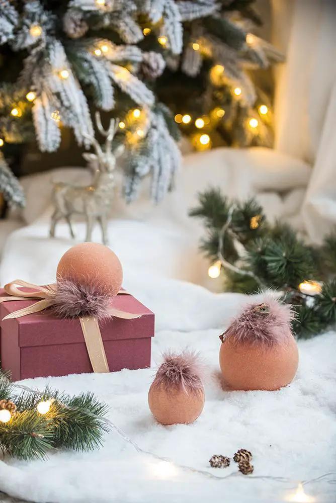 Christmas Ball Ornaments, Glass Decorative Hanging Ball Christmas Tree Ornaments by Unique Piece Furniture