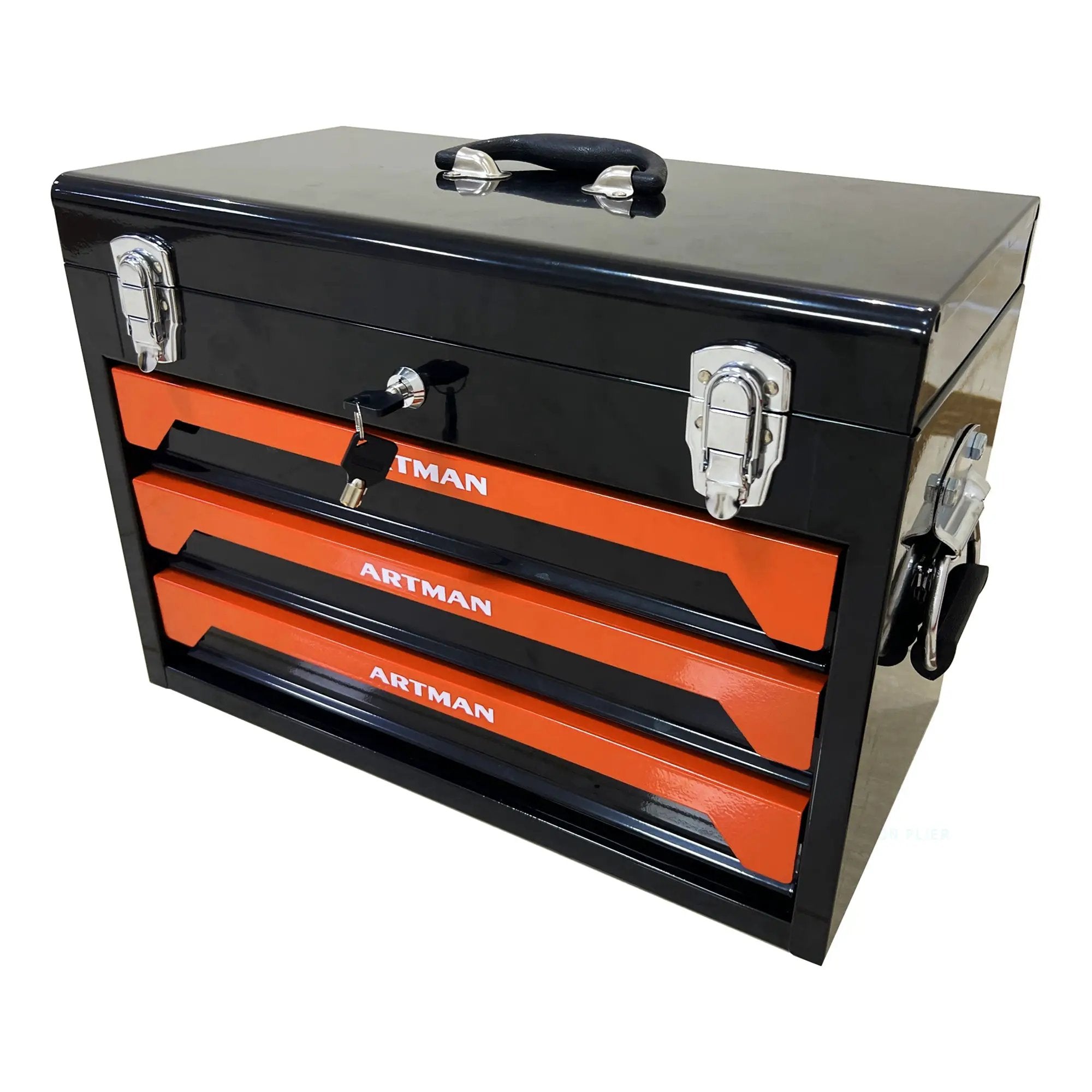 20" Portable 3-Drawer Steel Toolbox by HouseOfZazla