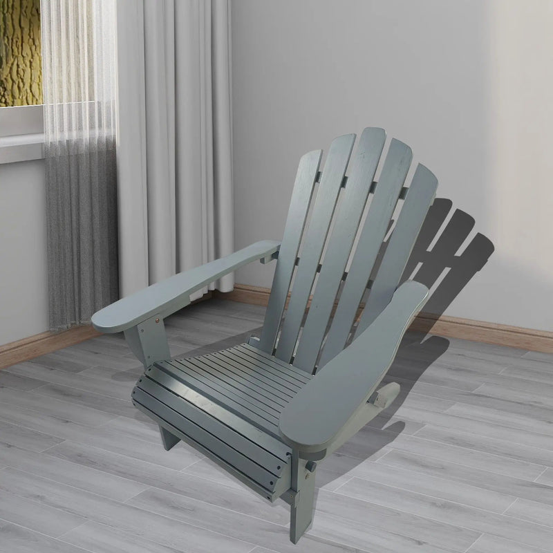 Outdoor Or Indoor Adirondack Chair - Walnut by HouseOfZazla