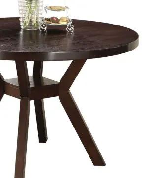 Drake - 5 Pieces Dining Room Set - Espresso / Gray by Unique Piece Furniture