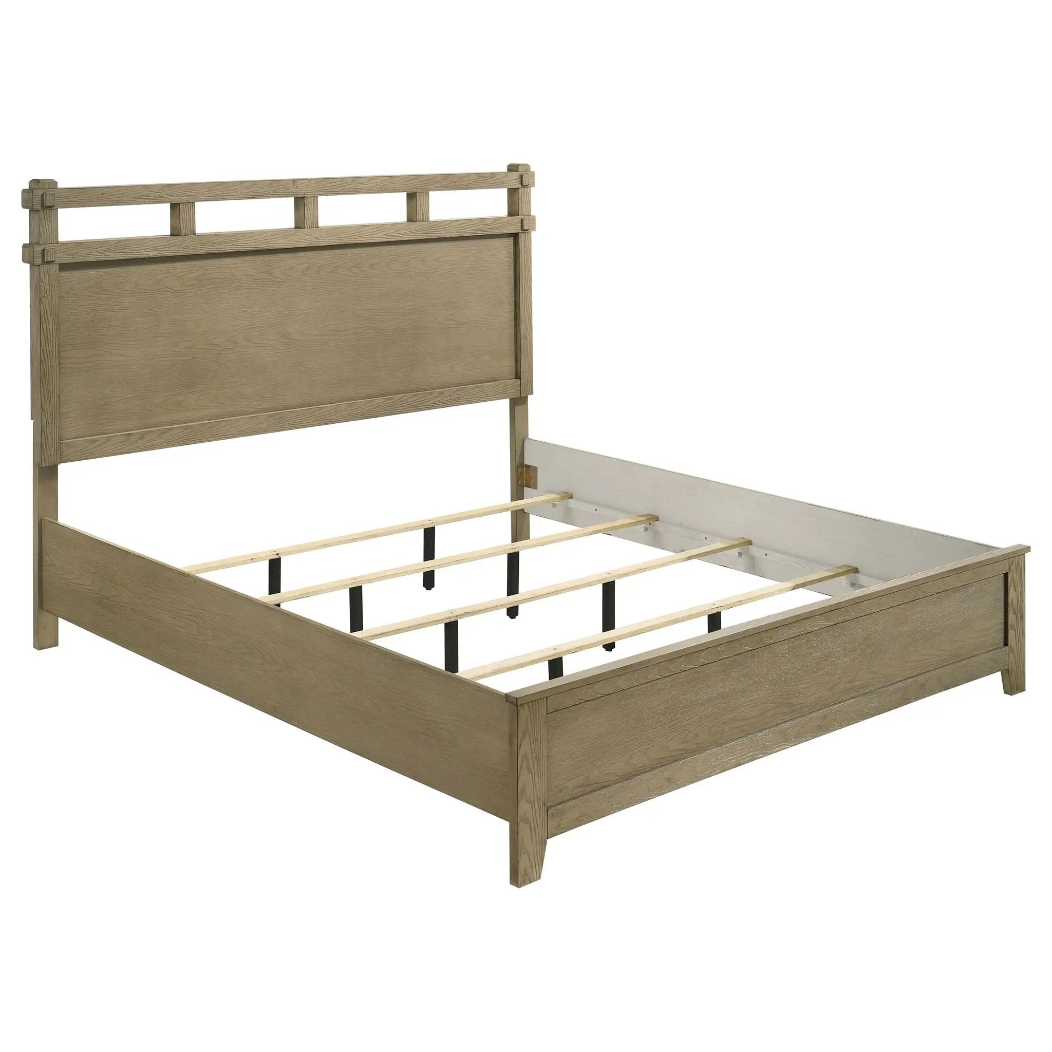 Hazlewood 5-piece Eastern King Bedroom Set Vineyard Oak by Unique Piece Furniture