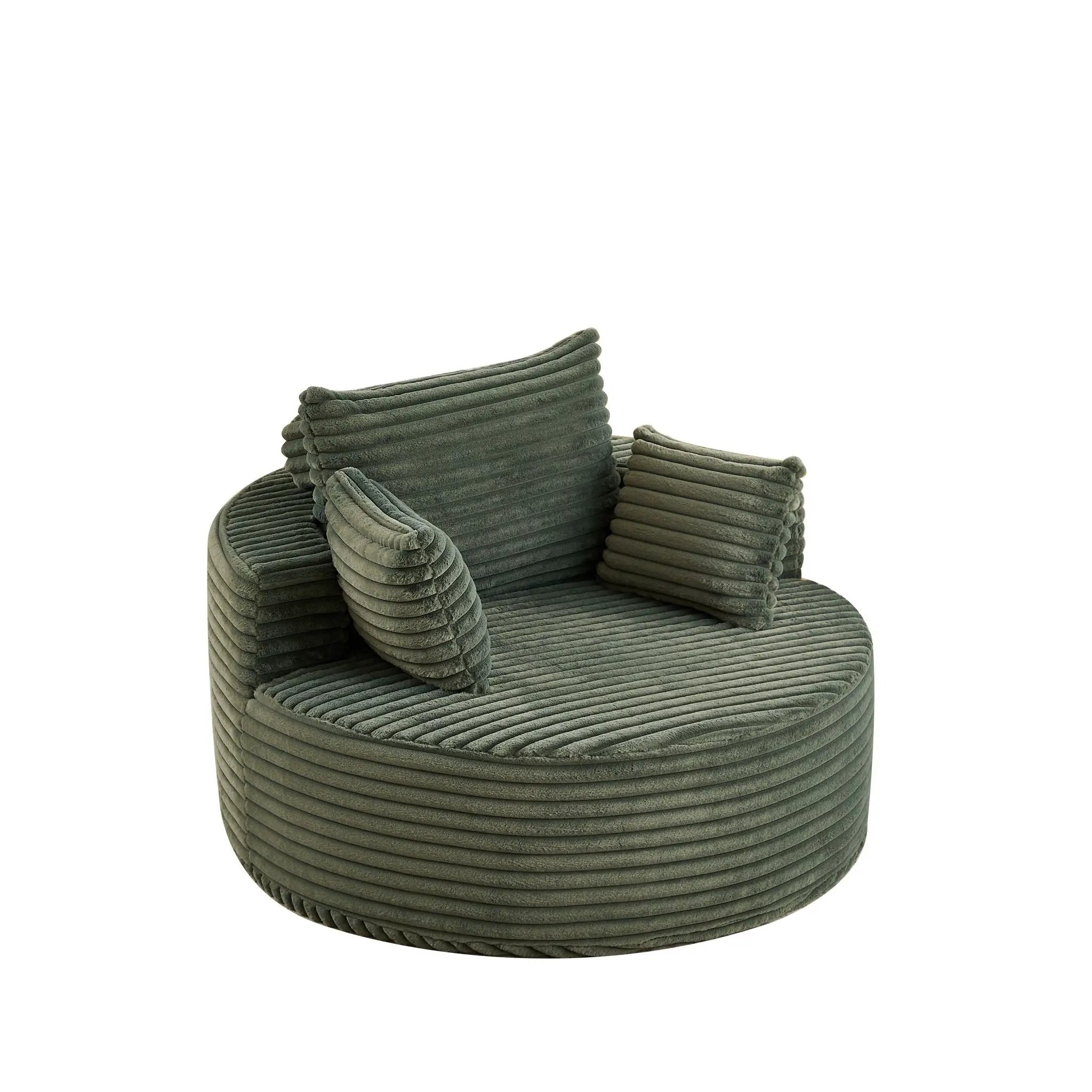 Modern Single Sofa With Backrest Pillow For Living Room by HouseOfZazla