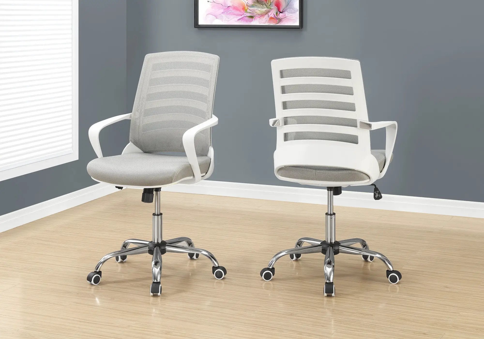 Office Chair, Adjustable Height, Swivel, Ergonomic, Armrests by Unique Piece Furniture