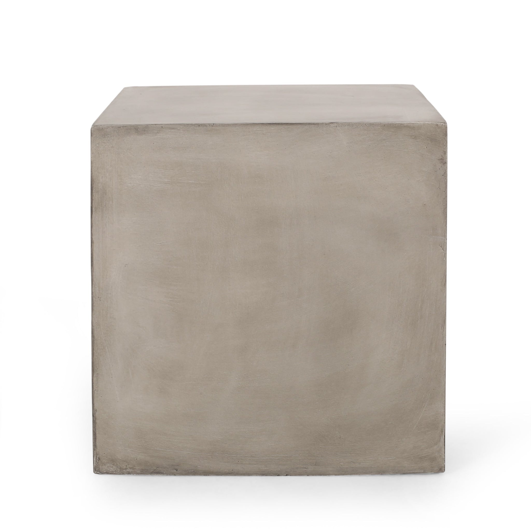 Outdoor MGO Square Side Table, Light by HouseOfZazla